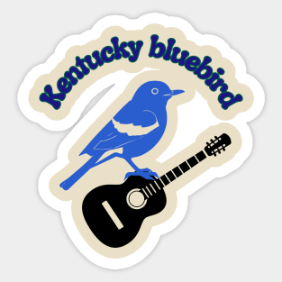 Kentucky bluebird Sticker